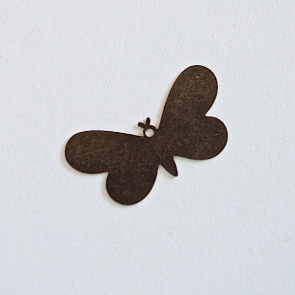 Fairy Butterfly Blank, Antiqued Brass, 18X33mm Vintaj, 1 Piece