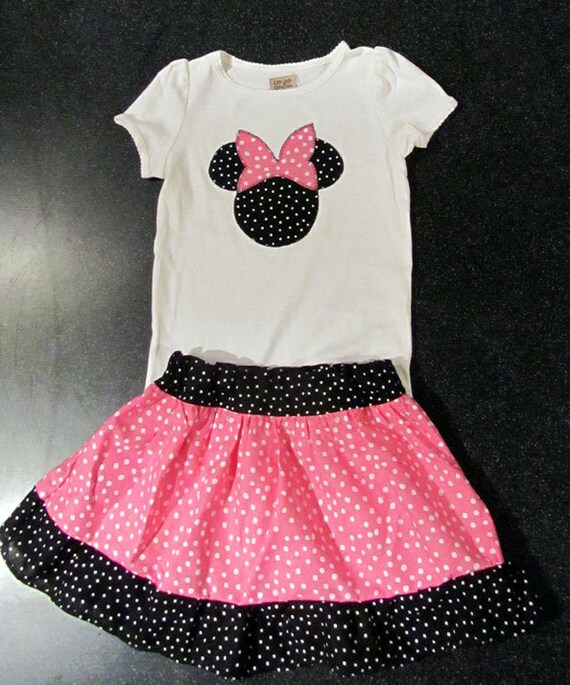 minnie mouse black skirt