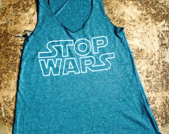 Turquoise Stop Wars Tank