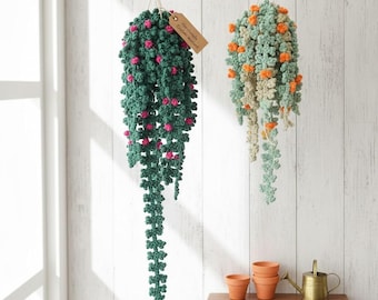 Boho Chic Macrame Hanging Planter Pattern - The Vines || DIY Project - PDF PATTERN