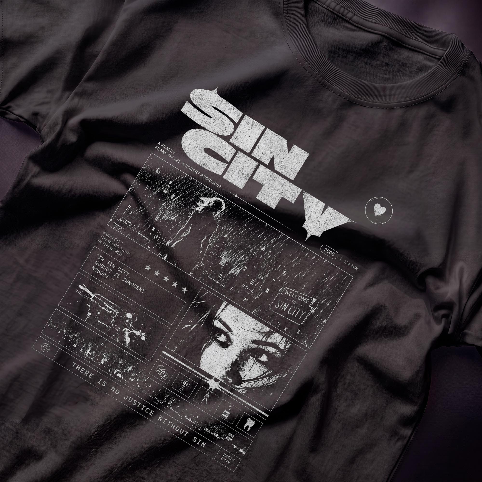 Sin City Comic Shirt - Etsy
