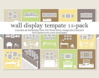 Wall Display Template 15-Pack