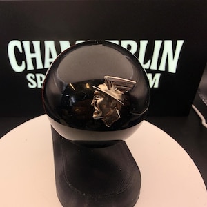 Mercury Shift Knob – Custom Black Shifter – Red Metal Flake Accent – 1/2-20 Thread – Custom gear shift knob.