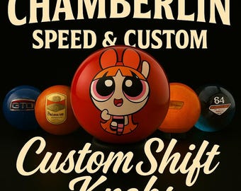 Custom Shift Knob – Hand-Cast Resin, Color Matched, Logo & Weighted Options | Built to Order