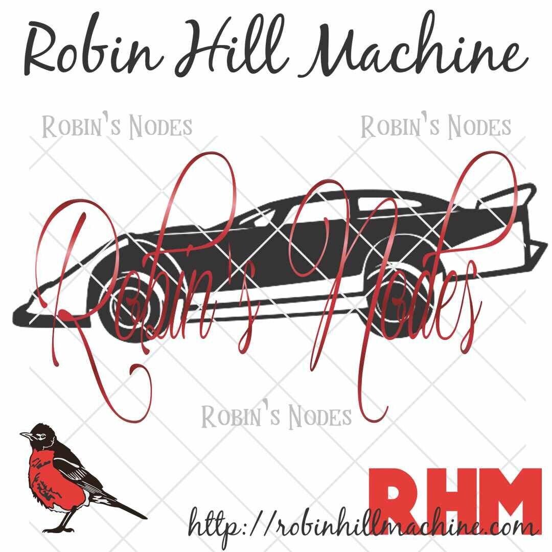 Late Model Race Car Svg File ~ Detailed Vector for Laser and Cricut ...