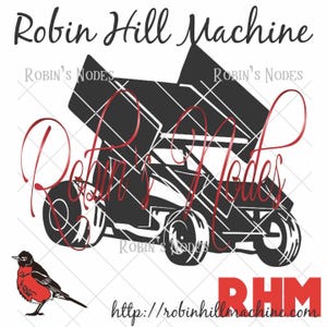 Sprint race car svg file ~ detailed racing vector design ~ ai, dxf, dwg, plt, pdf, svg ~ cut ready dirt track racecar