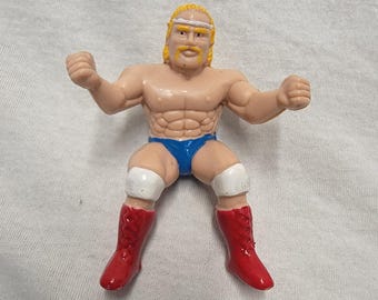 WWF, Hulk Hogan, Finger puppet Action Figure, 1980s, Wrestling