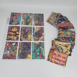 The Amazing Spiderman- complete Mark Bagley art 1994 Fleer Ultra first edition image 1