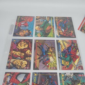 The Amazing Spiderman- complete Mark Bagley art 1994 Fleer Ultra first edition image 2