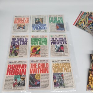 The Amazing Spiderman- complete Mark Bagley art 1994 Fleer Ultra first edition image 5