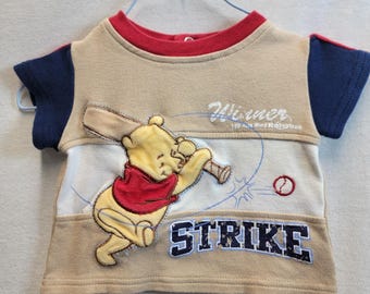 Wonderful World Of Disney Winnie The Pooh Embroidered Baseball Strike 0-3mo