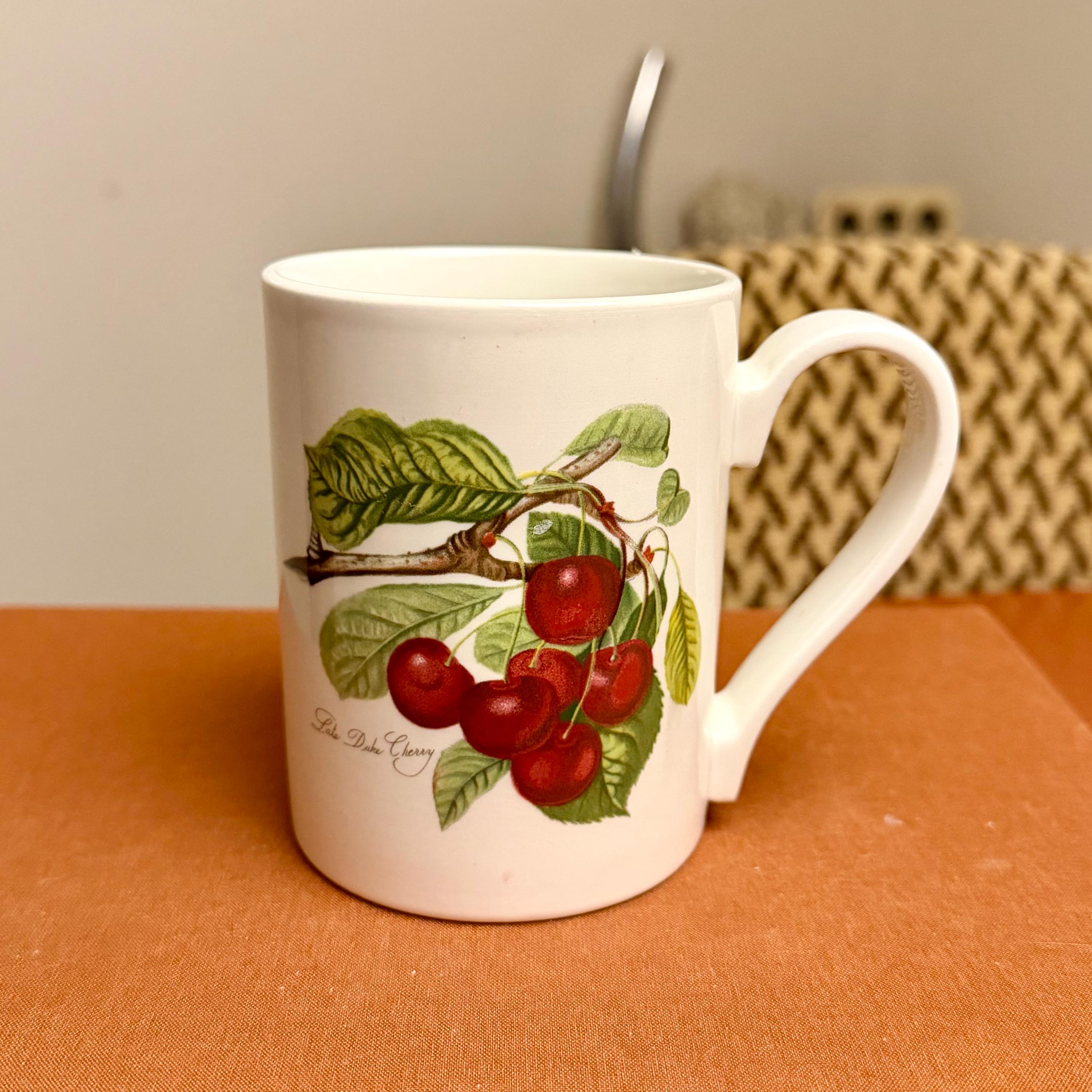 Tasse Et Soucoupe Portmeirion Pomona - Porcelaine Anglaise Vintage