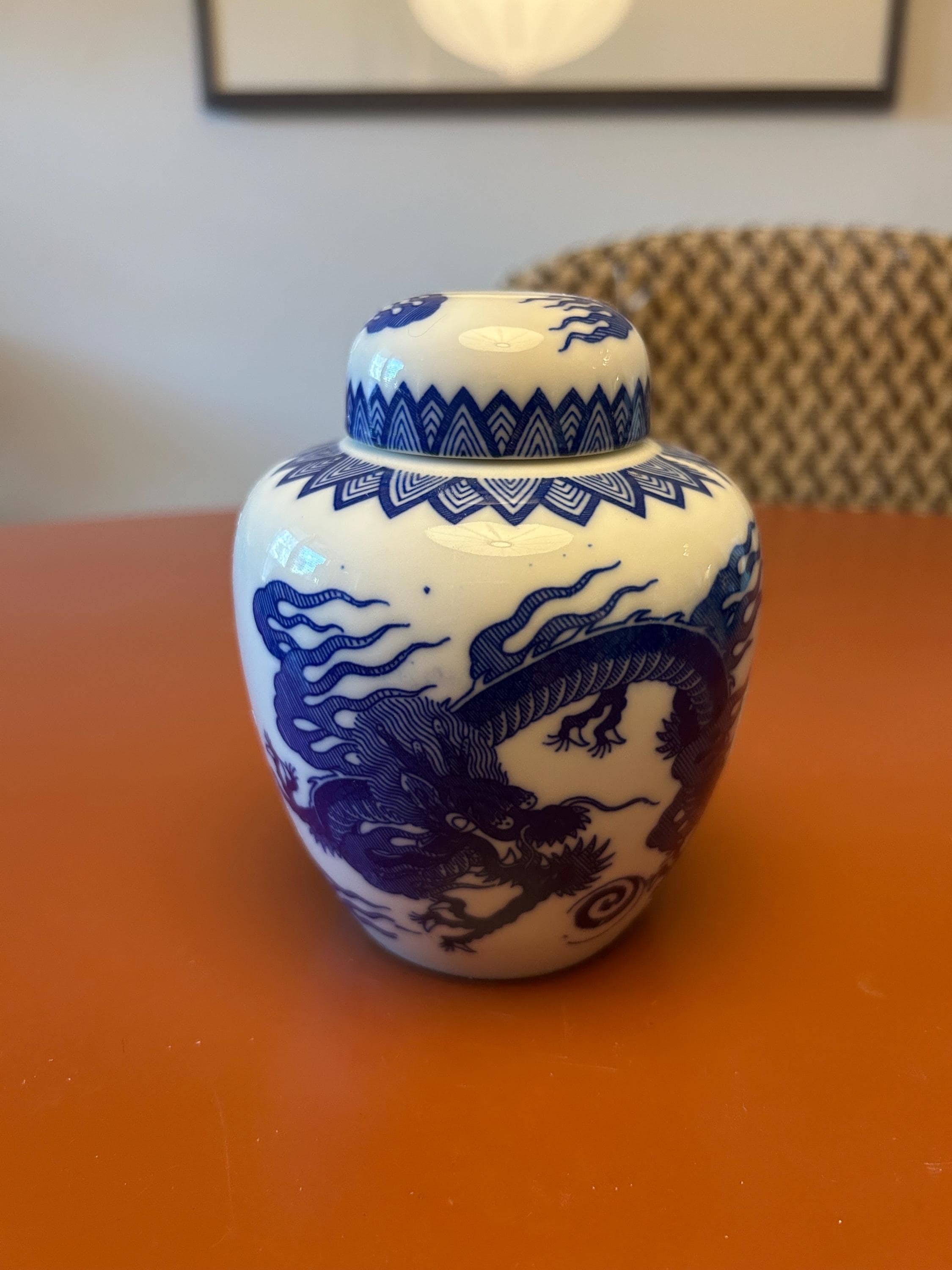 Blue dragon vase - Etsy 日本