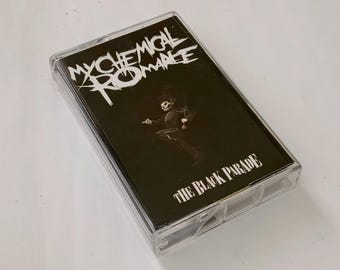 MY CHEMICAL ROMANCE "The Black Parade" Cinta de casete de tapa negra No oficial / Hecha a mano