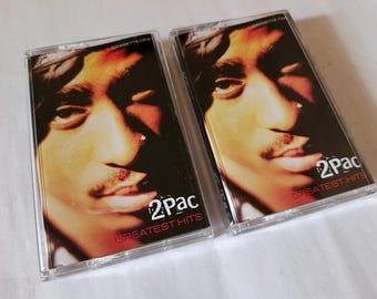 2 PAC "Greatest Hits" Cassette Tape Unofficial / Handmade