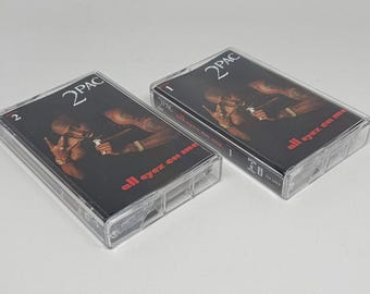 2 stuks 'All Eyez on Me'-cassettetape onofficieel / handgemaakt
