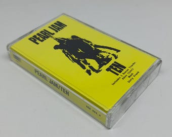PEARL JAM "Ten" Cassette Tape Unofficial