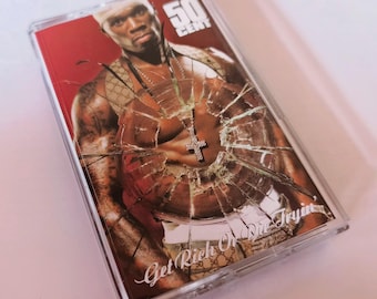50 CENT "Get Rich or Die Tryin" Cassette Tape Unofficial / Handmade