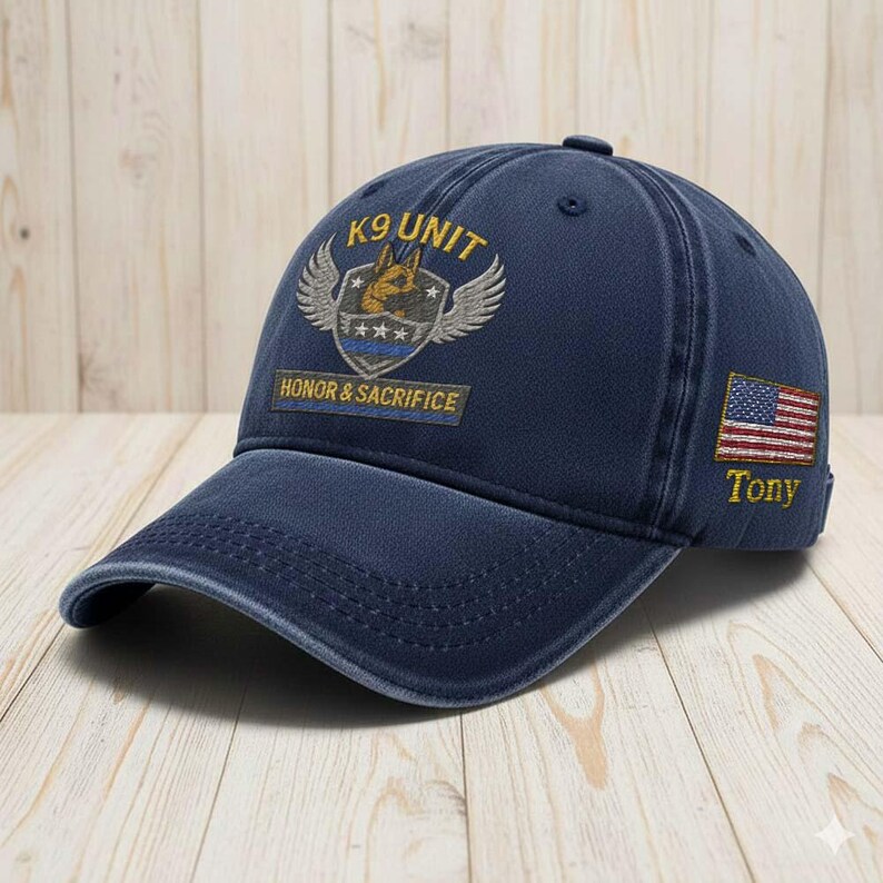 Custom K9 Unit Hat, Police Dog Handler Embroidered Cap - Etsy