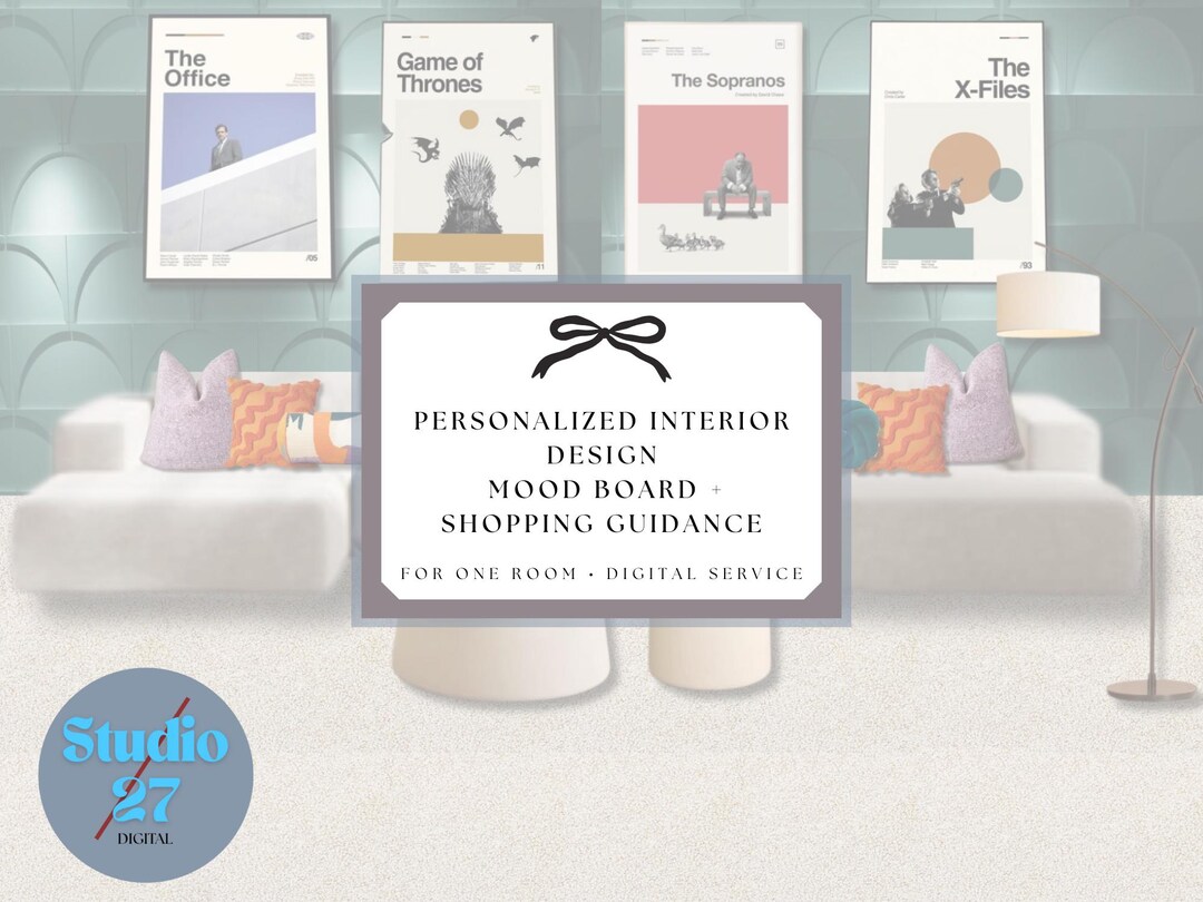 Personalized Interior Design Package | Mood Board + Shopping Links ...