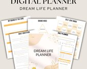 Dream Life Planner 2026 |Digital Life & Wellness Planner |Self Care Daily Planner for Moms, Teachers, Entrepreneurs |Goodnotes and Printable