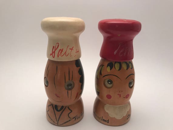 vintage salt and pepper