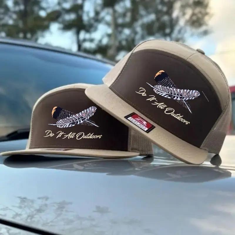 Camo Feather Trucker Hat - Etsy display picture 2