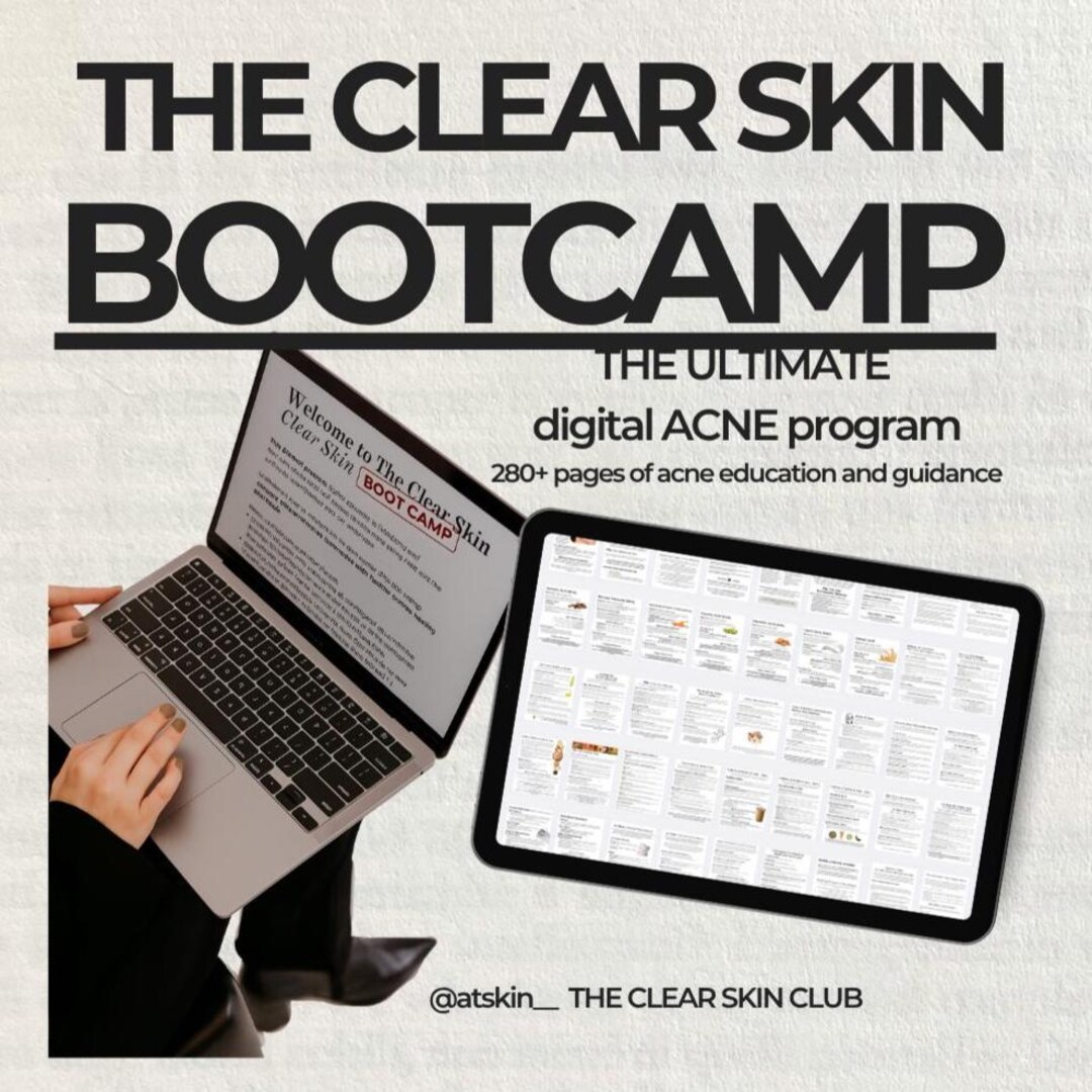 Acne BOOTCAMP Program | Digital Skincare Education for Clearer Skin ...