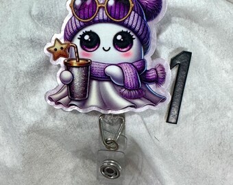 Regalo perfecto para profesores, personal médico y enfermeros: botella giratoria con forma de fantasma de Halloween, bebida elegante, calabaza de Halloween, humor divertido, atrevido y sarcástico.