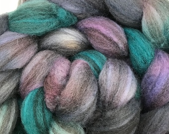 Madrigal on Heathered BFL Hand Dyed Roving