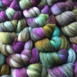 Dragonfly on Heathered BFL Roving