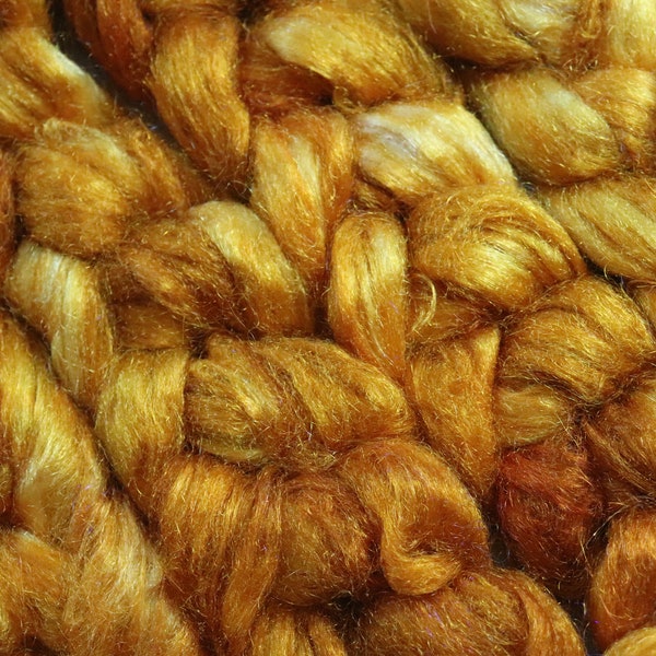 Gold on Hand Dyed Firestar