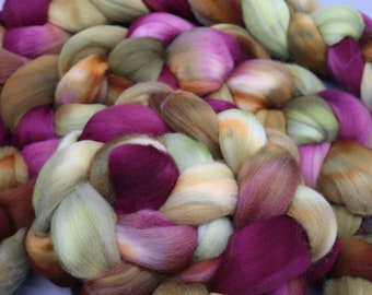 Autumn Canyon on Superfine Merino Hand Dyed Roving