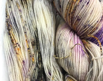 Hand Dyed Superwash Merino Fingering Weight Yarn Potion Colorway Knitting Crochet and Weaving