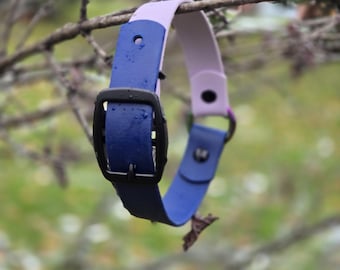 Half n Half Two Tone Dog Collar