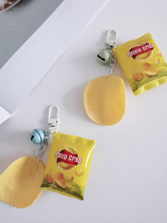 Decoden Resin Potato Chip Keychain - Etsy
