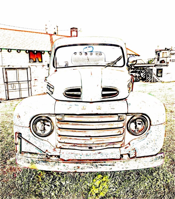 Old Ford Truck Art Print