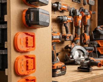 Porta-baterias ''Dewalt, Milwaukee, Ridgid, Makita, Bosh''