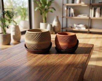Modern Minimalist 3D Printed Planter