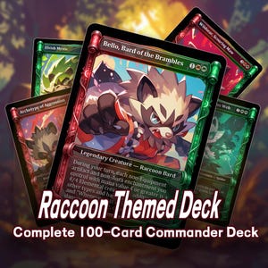 Bard of Trash that Smash Commander Deck, Commander Deck Custom Proxy EDH High Quality Cards (100+Card Set)