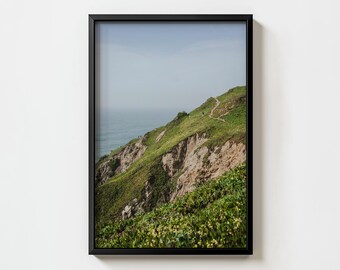 Cabo da Roca Print – Portugal Coastal Cliff Landscape, Ocean View