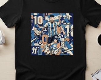 Lionel Messi Jersey Design | Football Fan Art (PNG, SVG, PDF Digital Download