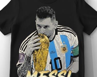 Diseño de la camiseta de Lionel Messi para el Mundial de Argentina (Descarga digital)