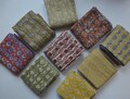 Bagru Cotton Twin Quilt: Hand-Dyed Indian Block Print Kantha Bedspread