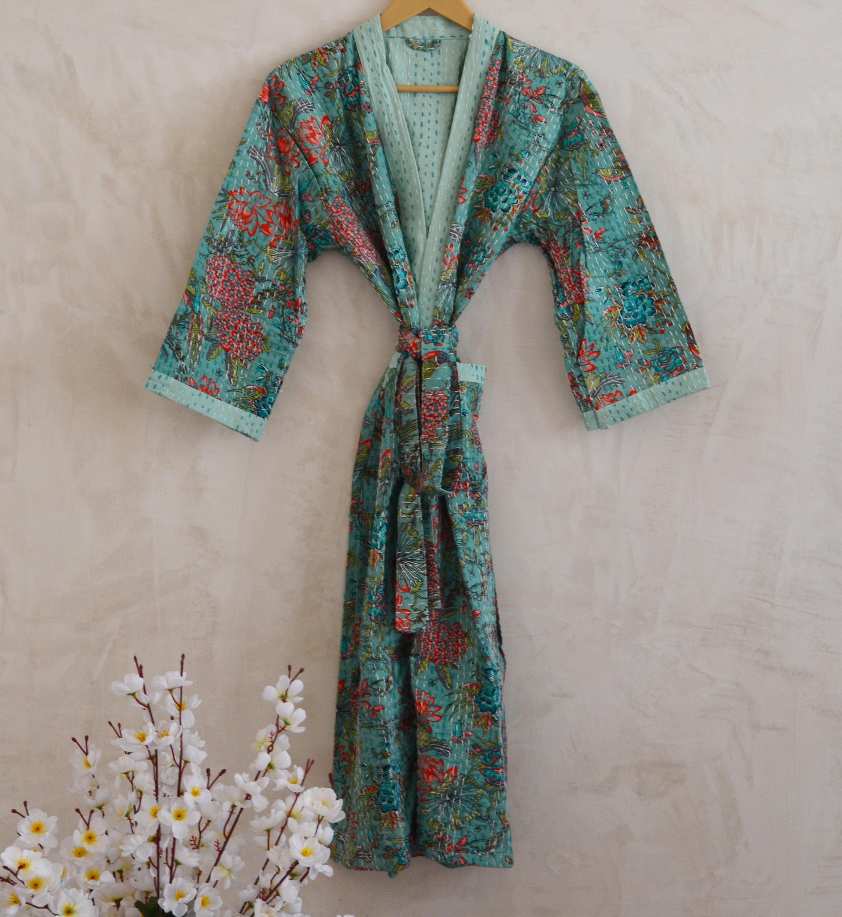 Quilted Dressing Gown - Etsy UK