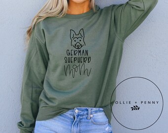 german shepherd dog mom shirt