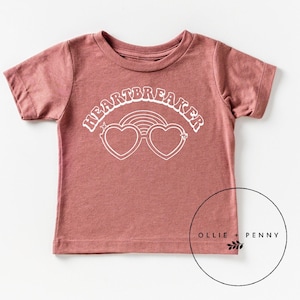 Heartbreaker Sunglasses Shirt | Valentines Shirt For Kids, Valentines Day Shirt, Graphic Tee,  Valentines Day, Ollie and Penny