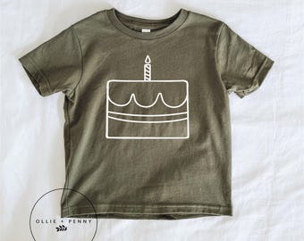 1st Birthday Shirt , First Birthday Shirt, Birthday Party Shirt, Birthday Party Shirt, Birthday Cake Shirt, Birthday Outfit, Ollie and Penny