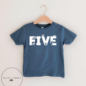 5th Birthday Shirt , Fifth Birthday Shirt, Birthday Dog Shirt, Dog Birthday Party Shirt, Dog Shirt, Birthday Outfit, Ollie and Penny