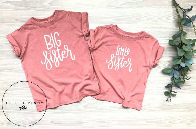 big sister shirt little sister onesie